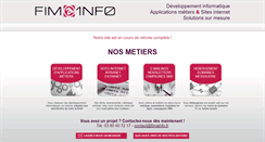 Desktop Screenshot of fimainfo.fr